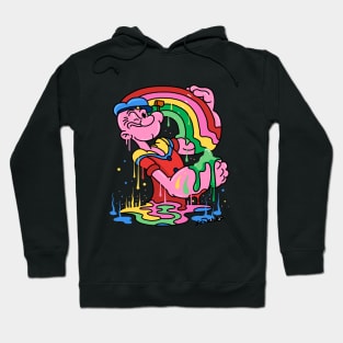 Pop Eye Rainbow Hoodie